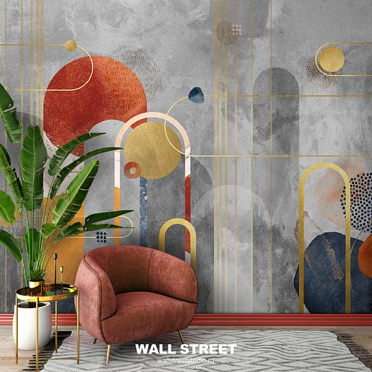 Фотообои в интерьере артикул Deco 7, АРТ-ДЕКО / DECO, Wall street Фотообои в интерьере артикул Deco 7, АРТ-ДЕКО / DECO, Wall street