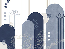 Синие фотообои Wall street DECO 25 Deco-25: 12 30942