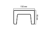 Артикул Брус 150X95X4000, Красный Сандал, Архитектурный брус, Cosca в текстуре, фото 2