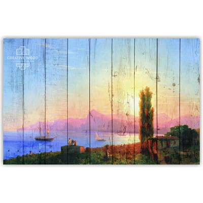 Картины Закат на море - И. Айвазовский, ART, Creative Wood