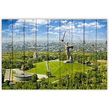 Панно с изображением города Creative Wood Города Волгоград