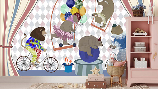 Фотообои в интерьере артикул CIRCUS 4 30854, CIRCUS, Wall street Фотообои в интерьере артикул CIRCUS 4 30854, CIRCUS, Wall street