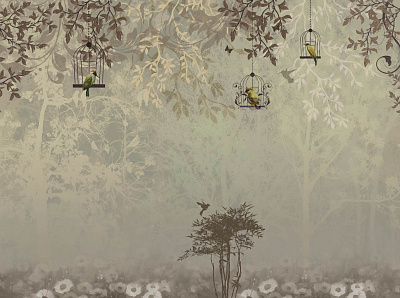 Фотообои Arbre 3, ДЕРЕВО / ARBRE, Wall street