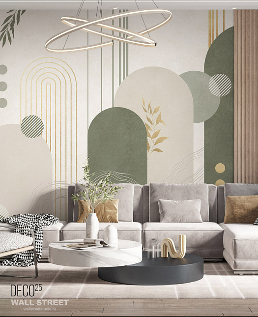 Фотообои в интерьере артикул DECO 25 11, DECO 25, Wall street